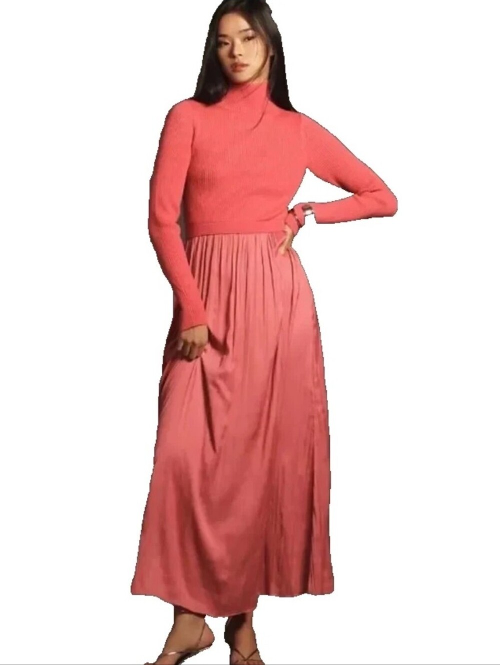 Anthropologie Thea‎ Twofer Maxi Sweater Dress
